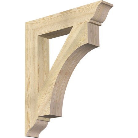 Ekena Millwork Westlake Traditional Rough Sawn Bracket, Douglas Fir, 6"W x 34"D x 40"H BKT06X34X40WTL01RDF